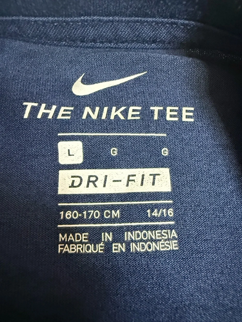 Nike Atlanta Braves Dri-FIT Performance Tee - Navy - Youth‎ Large